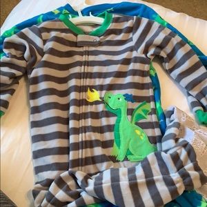 NWT footie pajamas - 3 pair